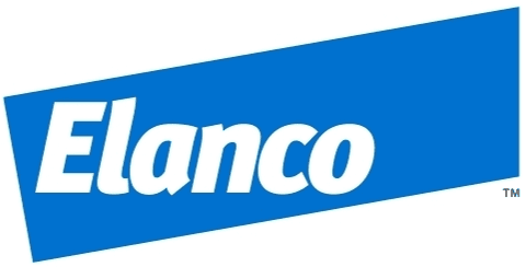 Logo for Blue and white Elanco logo